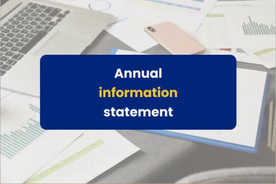 annual information statement