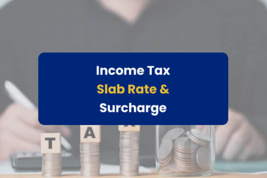 income tax slab rate and surcharge