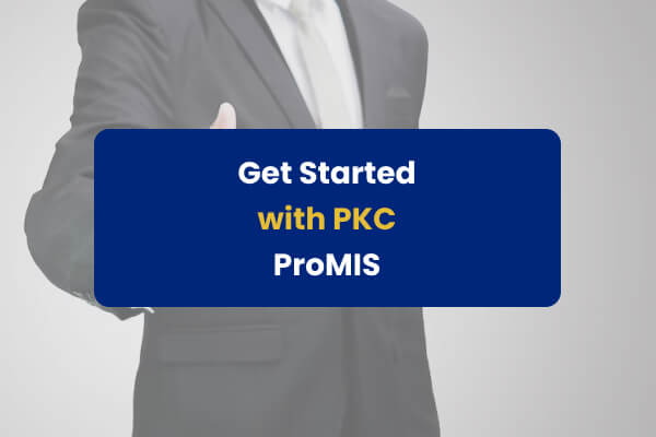 get started with pkc proMIS