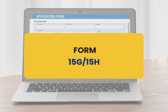 form 15G/15H