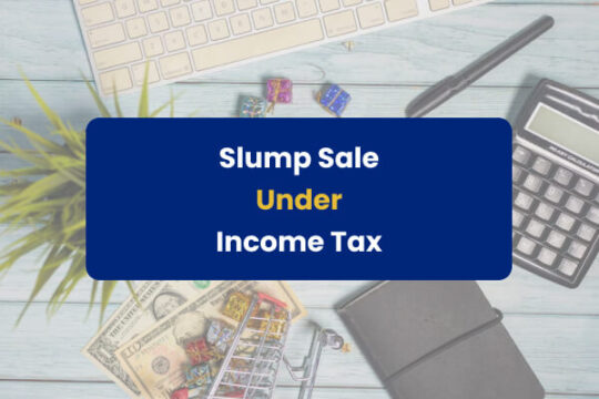 slump sale under icome tax