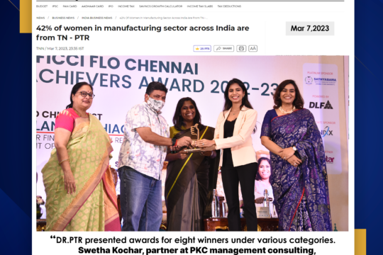 42% of women in manufacturing sector across India are from TN - PTR