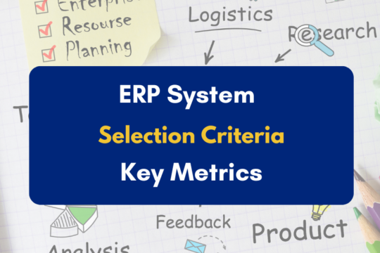 ERP System Selection Criteria