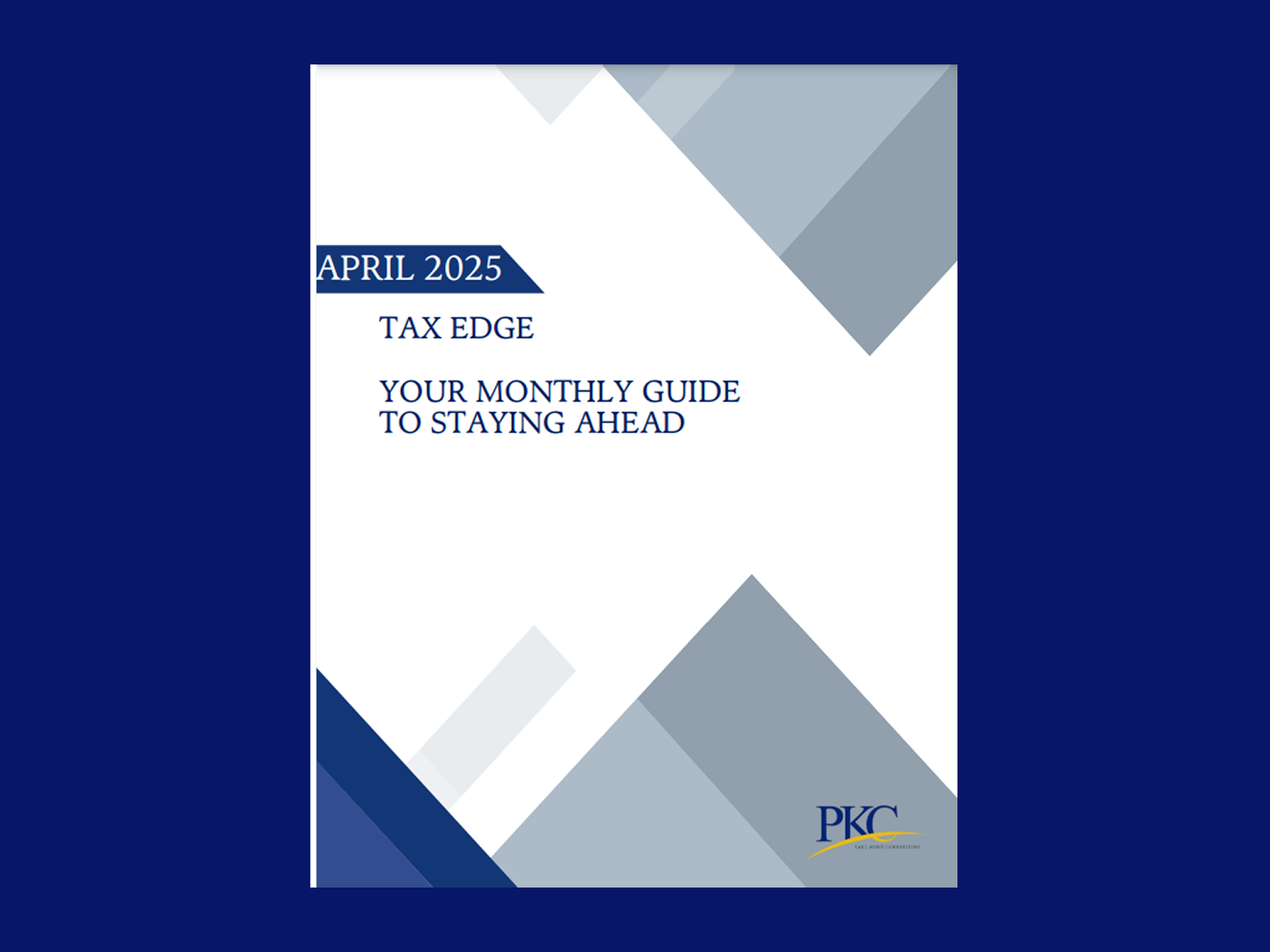 PKC Tax Edge Guide April 2025