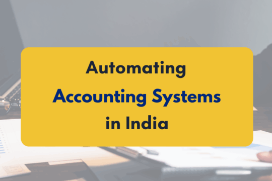 Automating accounting systems in India- PKC