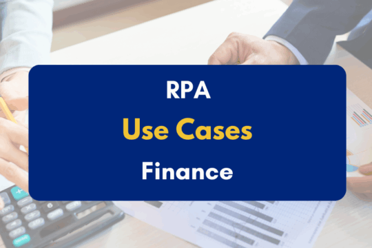 RPA use cases in finance departments - PKC
