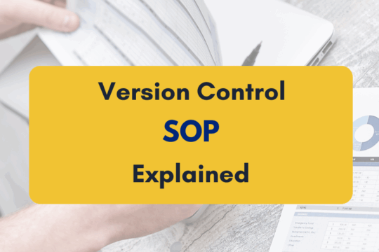 Version control in SOP- PKC