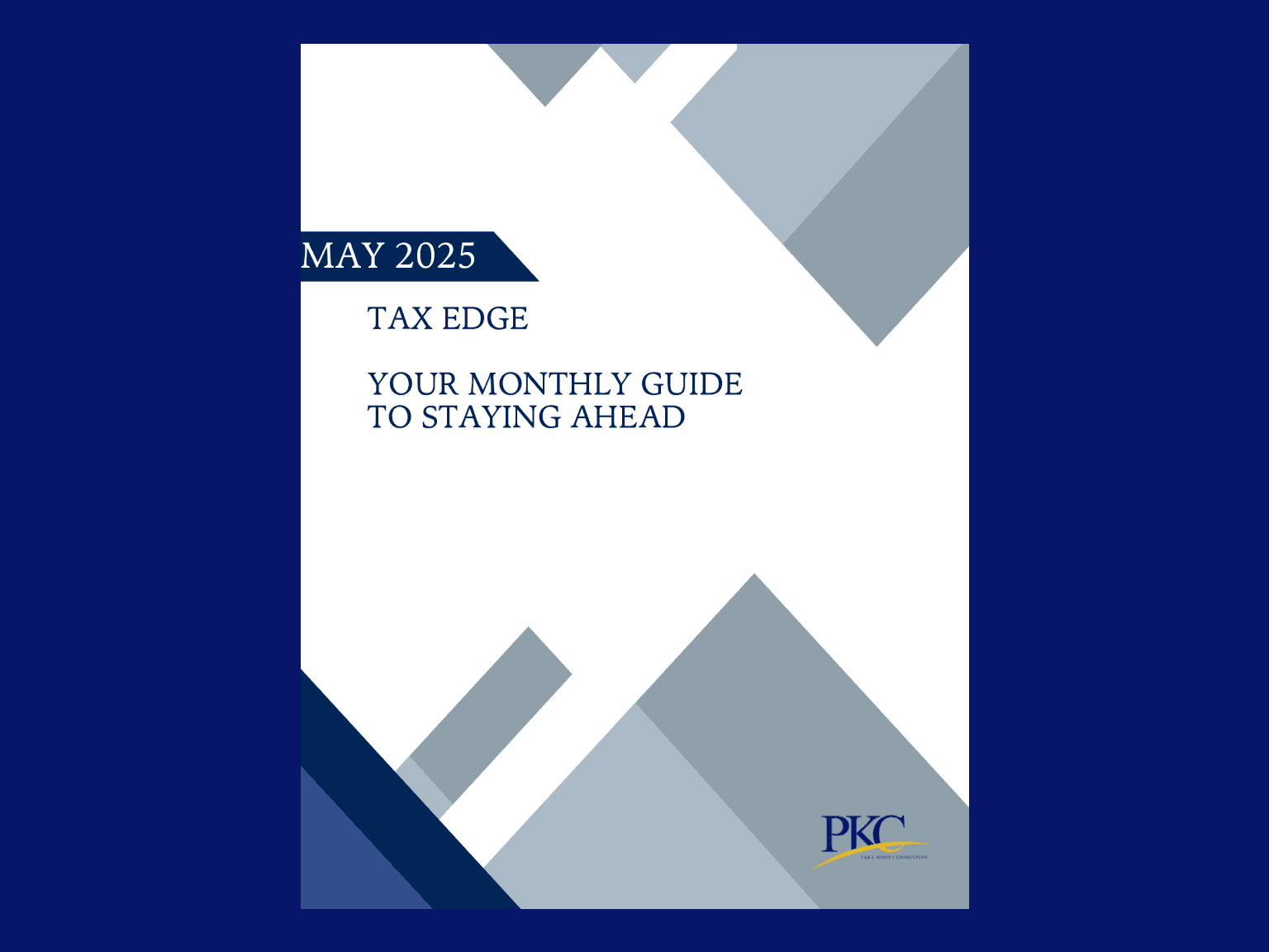 PKC Tax Edge Guide May 2025