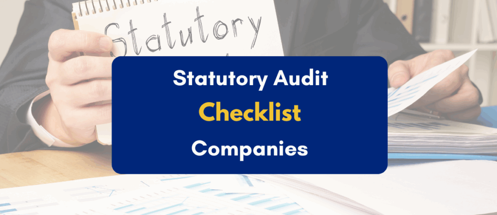 Statutory Audit Checklist for Companies: Complete Guide