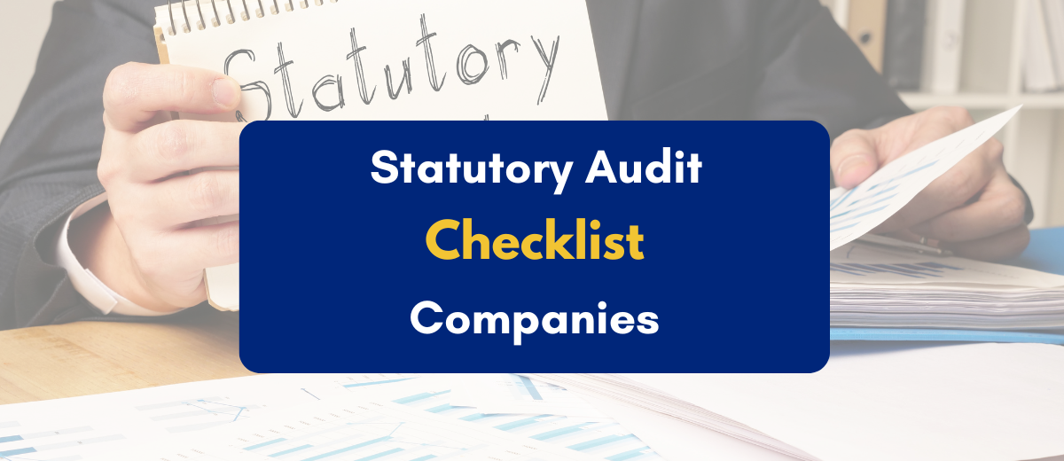 Statutory Audit Checklist for Companies - PKC