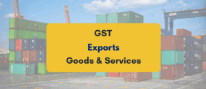GST on export of goods and services- PKC