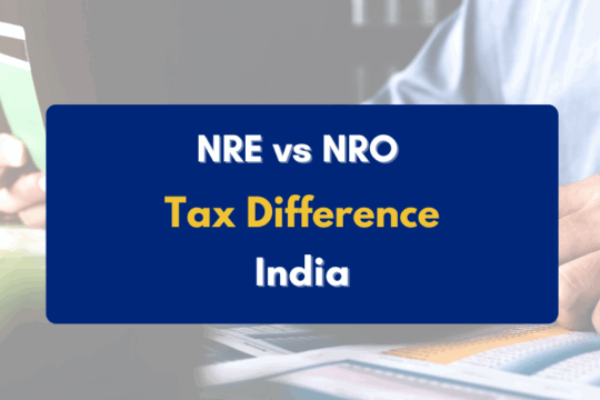 NRE vs NRO Tax Difference - PKC