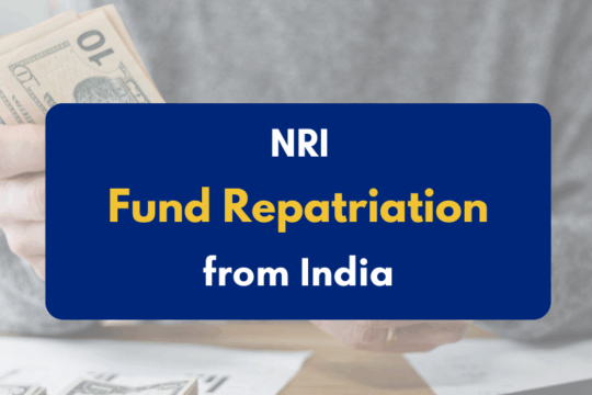 Repatriation of funds from India by NRI - PKC