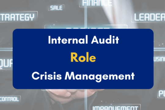 Role of Internal Audit in Crisis Management - PKC