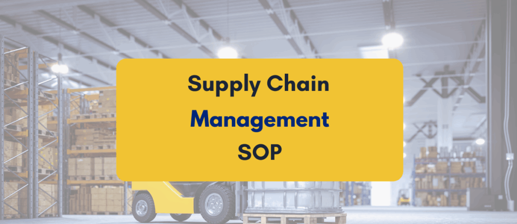 SOP for Supply Chain Management in India: PKC’s Complete Guide