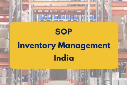 SOP for Inventory Management - PKC