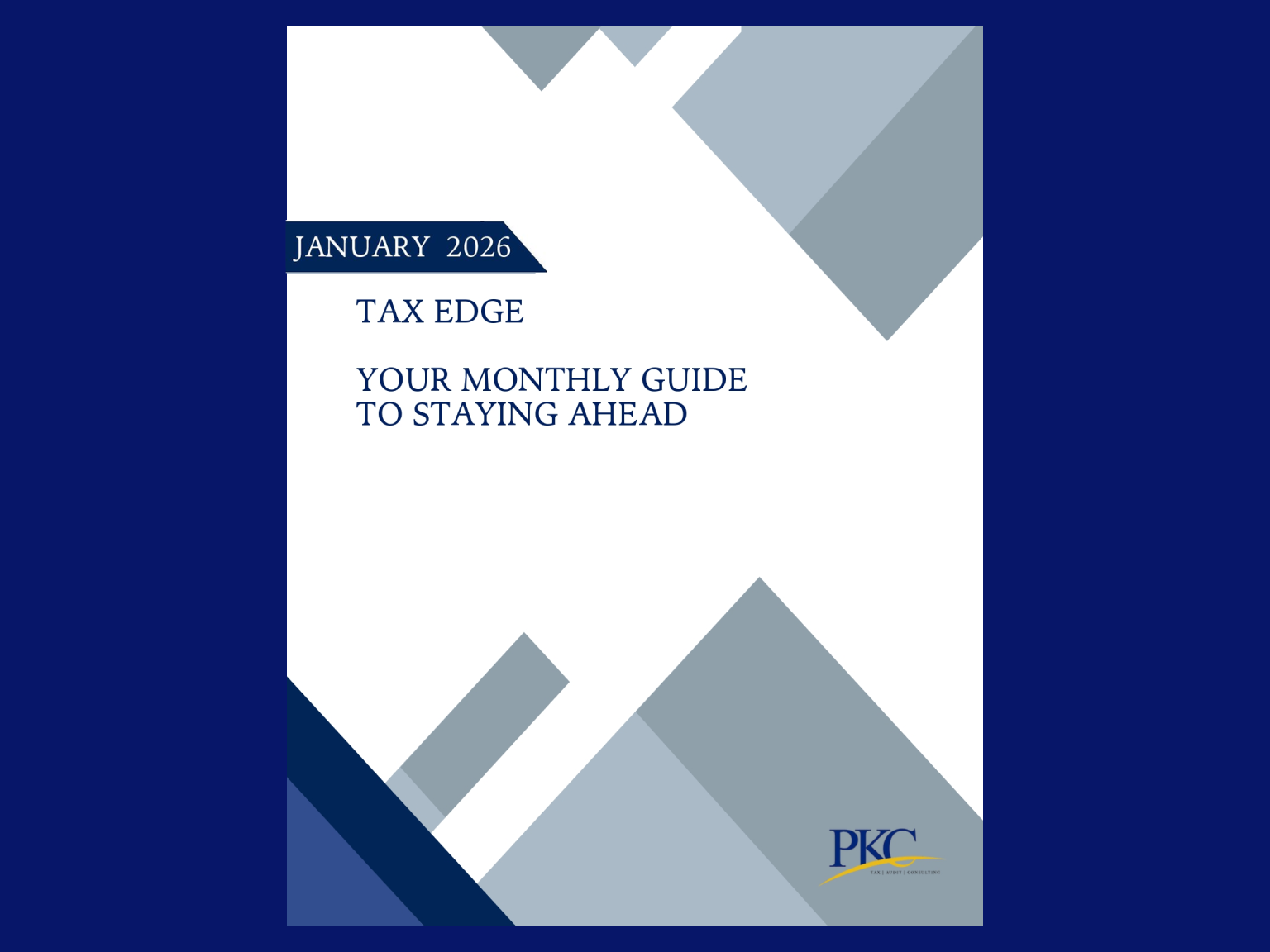 Tax Edge January 2026 Newsletter